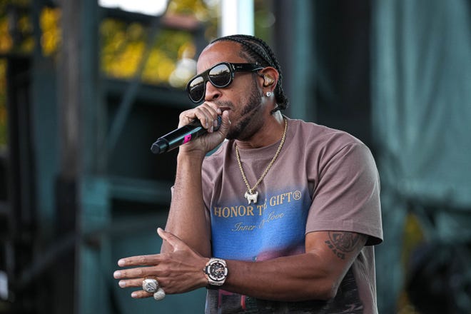Ludacris performs on the Pony up stage at the Two Step Inn country music festival at San Gabriel Park on Sunday, April 21, 2024 in Georgetown, Texas.